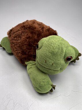 Soft Plush Green & Brown Turtle Stuffed Animal Toy 15" By Kohls Cares